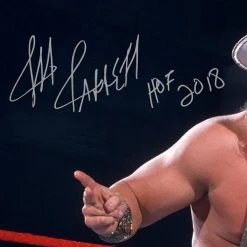 RARE-T WWF 'Double J' Jeff Jarrett Limited Signature Edition Studio Licensed Photo Custom Frame Sports Memorabilia