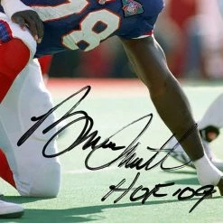 RARE-T Buffalo Bills Bruce Smith Photo Limited Signature Edition Studio Licensed Custom Frame