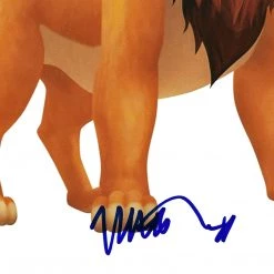 PPC The Lion King - Beckett Certified Hand-Signed Photo By Matthew Broderick Custom Frame Signed Memorabilia