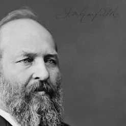 RARE-T President James A. Garfield Photo Limited Signature Edition Studio Licensed Custom Frame Limited Edition Frames