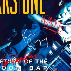 RARE-T KRS-One - Return Of The Boom Bap Gold LP Limited Signature Edition Studio Licensed Custom Frame Limited Edition Frames