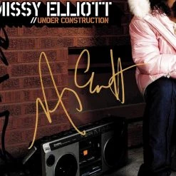 RARE-T Missy Elliott - Under Construction Gold LP Limited Signature Edition Studio Licensed Custom Frame