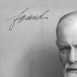 RARE-T Limited Edition Frames Sigmund Freud Photo Limited Signature Edition Studio Licensed Custom Frame