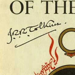 RARE-T Limited Edition Frames Lord Of The Rings The Fellowship Of The Ring Book Cover Photo Limited Signature Edition Studio Licensed Custom Frame