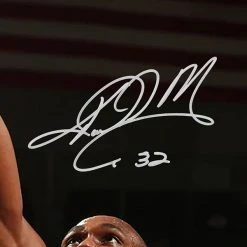 RARE-T Utah Jazz - Karl Malone Photo Limited Signature Edition Studio Licensed Custom Frame Sports Memorabilia