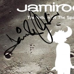 RARE-T Jamiroquai - The Return Of The Space Cowboy Gold LP Limited Signature Edition Studio Licensed Custom Frame