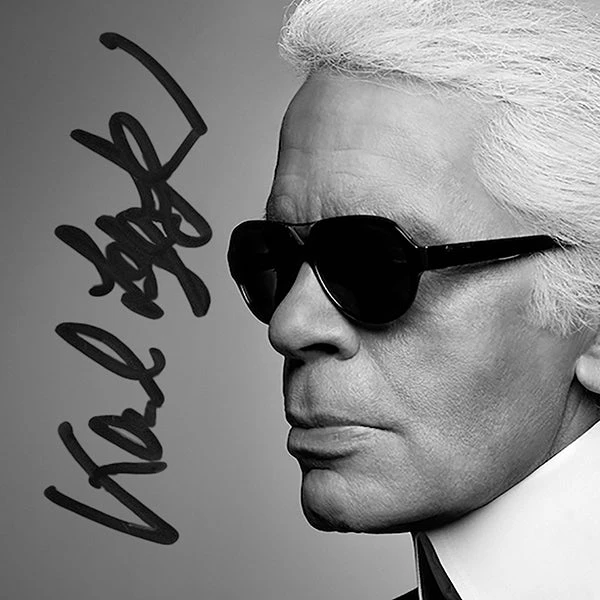RARE-T Karl Lagerfeld Photo Limited Signature Edition Studio Licensed Custom Frame 4 RARE-T Karl Lagerfeld Photo Limited Signature Edition Studio Licensed Custom Frame