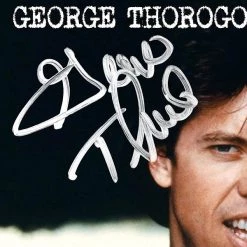 RARE-T George Thorogood And The Destroyers Bad To The Bone Gold LP Limited Signature Edition Studio Licensed Custom Frame Limited Edition Frames