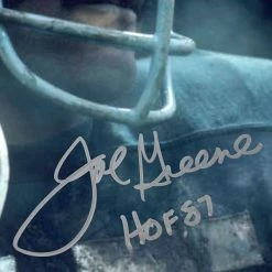 RARE-T Pittsburgh Steelers - Joe Greene Photo Limited Signature Edition Studio Licensed Custom Frame