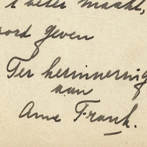 RARE-T Limited Edition Frames Anne Frank Poem Limited Signature Edition Studio Licensed Custom Frame 4 RARE-T Limited Edition Frames Anne Frank Poem Limited Signature Edition Studio Licensed Custom Frame