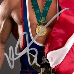 RARE-T WWE - Kurt Angle Photo Limited Signature Edition Licensed Custom Frame