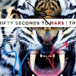 RARE-T Limited Edition Frames 30 Seconds To Mars - This Is War Gold LP Limited Signature Edition Studio Licensed Custom Frame 13 RARE-T Limited Edition Frames 30 Seconds To Mars - This Is War Gold LP Limited Signature Edition Studio Licensed Custom Frame