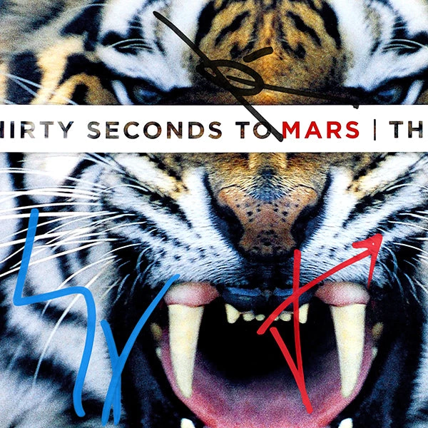 RARE-T Limited Edition Frames 30 Seconds To Mars - This Is War Gold LP Limited Signature Edition Studio Licensed Custom Frame 4 RARE-T Limited Edition Frames 30 Seconds To Mars - This Is War Gold LP Limited Signature Edition Studio Licensed Custom Frame