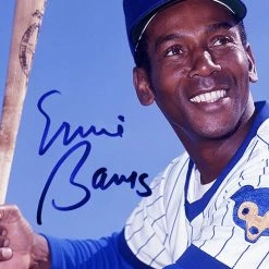 RARE-T Chicago Cubs - Ernie Banks Photo Limited Signature Edition Studio Licensed Custom Frame