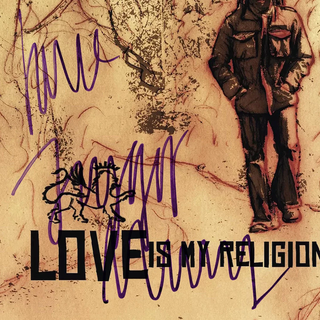 RARE-T Ziggy Marley - Love Is My Religion LP Cover Limited Signature Edition Studio Licensed Custom Frame Limited Edition Frames 4 RARE-T Ziggy Marley - Love Is My Religion LP Cover Limited Signature Edition Studio Licensed Custom Frame Limited Edition Frames