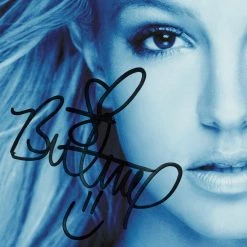 RARE-T Britney Spears In The Zone Gold LP Limited Signature Edition Studio Licensed Custom Frame