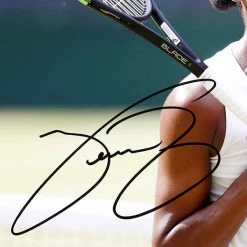 RARE-T Venus Williams Limited Signature Edition Studio Licensed Photo Custom Frame