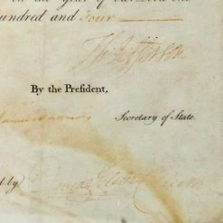 RARE-T Limited Edition Frames Thomas Jefferson & James Madison Presidential Passport Photo Limited Signature Edition Studio Licensed Custom Frame