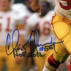 RARE-T Sports Memorabilia Washington Redskins - Chris Hanburger Limited Signature Edition Studio Licensed Photo Custom Frame