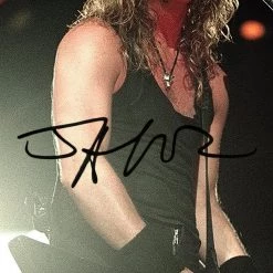 RARE-T Metallica - Young James Hetfield Limited Signature Edition Studio Licensed Photo Custom Frame