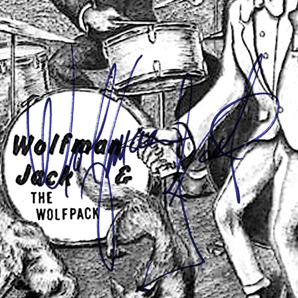 Rare-T Wolfman Jack & The Wolf Pack - Faces Platinum LP Limited Signature Edition Studio Licensed Custom Frame 4 Rare-T Wolfman Jack & The Wolf Pack - Faces Platinum LP Limited Signature Edition Studio Licensed Custom Frame