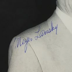 RARE-T Meyer Lansky Photo Limited Signature Edition Studio Licensed Custom Frame NEW