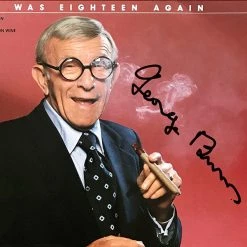RARE-T George Burns - I Wish I Was 18 Again Platinum LP Limited Signature Edition Studio Licensed Custom Frame Limited Edition Frames