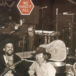 RARE-T Waylon Jennings - Honky Tonk Heroes LP Cover Limited Signature Edition Studio Licensed Custom Frame