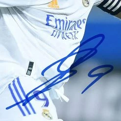 RARE-T Real Madrid - Karim Benzema Photo Limited Signature Edition Studio Licensed Custom Frame Sports Memorabilia