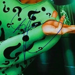 RARE-T Batman Forever The Riddler Photo Limited Signature Edition Studio Licensed Custom Frame