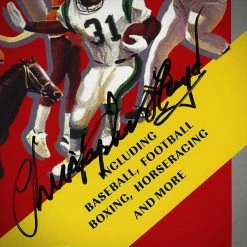 PPC Back To The Future- Beckett Witness Certified Hand-Signed Sports Almanac By Christopher Lloyd Custom Frame