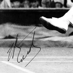 RARE-T Jean Borotra Photo Limited Signature Edition Studio Licensed Custom Frame Sports Memorabilia