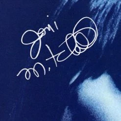 RARE-T Joni Mitchell - Blue Platinum LP Limited Signature Edition Studio Licensed Custom Frame