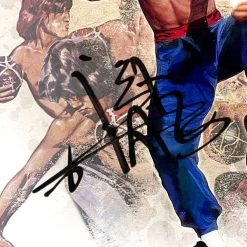 RARE-T Drunken Master Promotional Art Limited Signature Edition Studio Licensed Custom Frame Limited Edition Frames