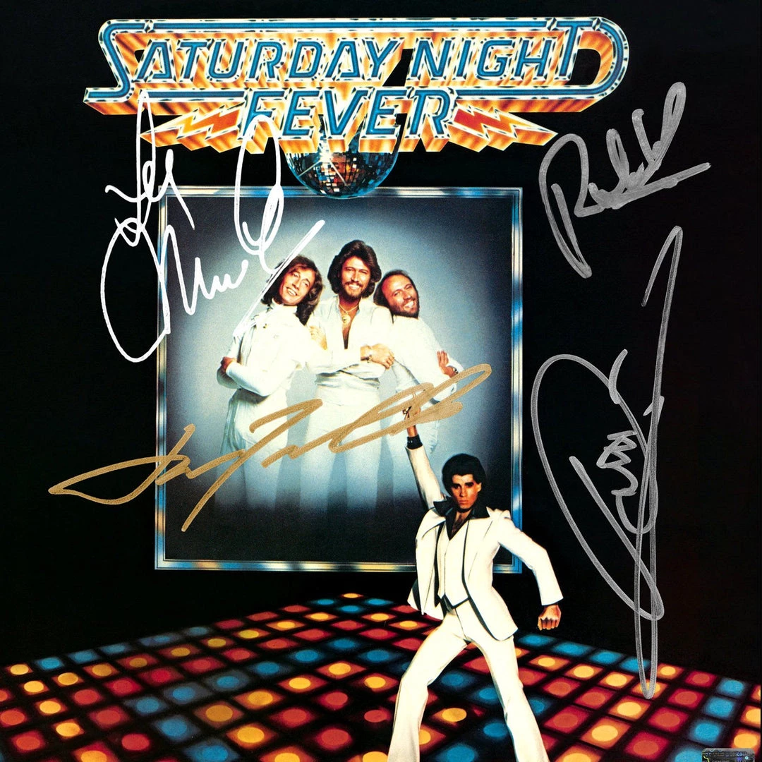 RARE-T Saturday Night Fever Original Movie Soundtrack Gold LP Limited Signature Edition Studio Licensed Custom Frame 2 RARE-T Saturday Night Fever Original Movie Soundtrack Gold LP Limited Signature Edition Studio Licensed Custom Frame