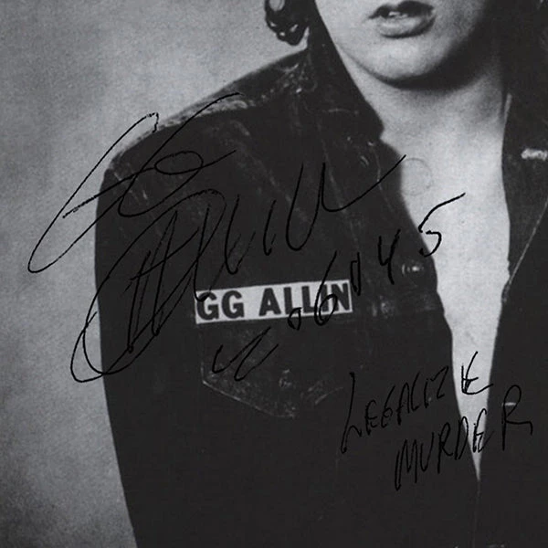 RARE-T GG Allin - Always Was, Is, And Always Shall Be Gold LP Limited Signature Edition Studio Licensed Custom Frame Limited Edition Frames 4 RARE-T GG Allin - Always Was, Is, And Always Shall Be Gold LP Limited Signature Edition Studio Licensed Custom Frame Limited Edition Frames