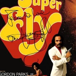 RARE-T Limited Edition Frames Curtis Mayfield - Superfly Gold LP Limited Signature Edition Studio Licensed Custom Frame