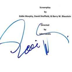 RARE-T Coming To America Script White Cover Limited Signature Edition Studio Licensed Custom Frame