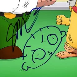 RARE-T Family Guy Vs American Dad Photo Limited Signature Edition Studio Licensed Custom Frame Limited Edition Frames