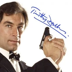 RARE-T James Bond - Timothy Dalton Photo Limited Signature Edition Studio Licensed Custom Frame NEW
