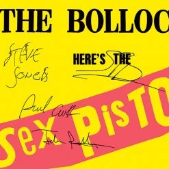 RARE-T Limited Edition Frames Sex Pistols - Never Mind The Bollocks Gold LP Limited Signature Edition Studio Licensed Custom Frame 13 RARE-T Limited Edition Frames Sex Pistols - Never Mind The Bollocks Gold LP Limited Signature Edition Studio Licensed Custom Frame