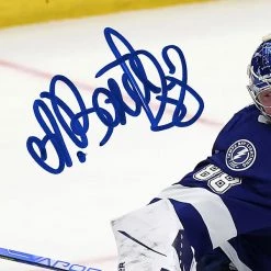 RARE-T Tampa Bay Lightnings Andrei Vasilevskiy Photo Limited Signature Edition Studio Licensed Custom Frame NEW