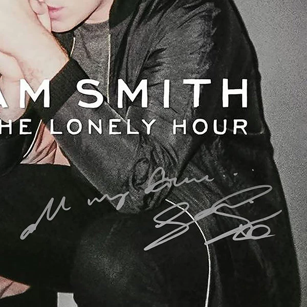 RARE-T Sam Smith - In The Lonely Hour Platinum LP Limited Signature Edition Studio Licensed Custom Frame Limited Edition Frames 4 RARE-T Sam Smith - In The Lonely Hour Platinum LP Limited Signature Edition Studio Licensed Custom Frame Limited Edition Frames