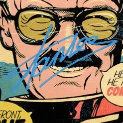 RARE-T Stan Lee- Iron Man Caricature Art Limited Signature Edition Studio Licensed Photo Custom Frame Limited Edition Frames