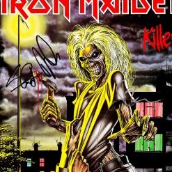 RARE-T Iron Maiden - Killers Limited Signature Edition Licensed Platinum LP Custom Frame