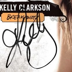 RARE-T Limited Edition Frames Kelly Clarkson - Breakaway Gold LP Limited Signature Edition Studio Licensed Custom Frame
