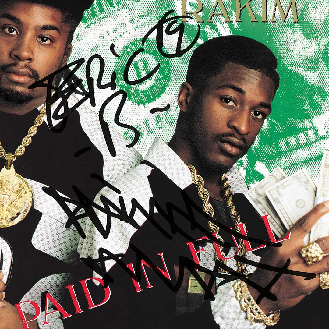 RARE-T Limited Edition Frames Eric B. & Rakim - Paid In Full LP Cover Limited Signature Edition Studio Licensed Custom Frame 4 RARE-T Limited Edition Frames Eric B. & Rakim - Paid In Full LP Cover Limited Signature Edition Studio Licensed Custom Frame
