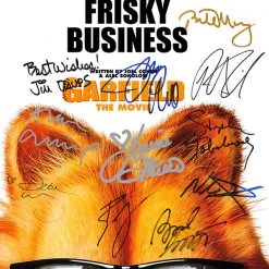 RARE-T Limited Edition Frames Garfield The Movie Transcript Limited Signature Edition Studio Licensed Custom Frame