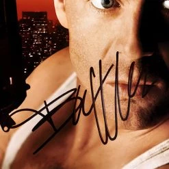 RARE-T Die Hard John McClane Photo Limited Signature Edition Studio Licensed Custom Frame Limited Edition Frames