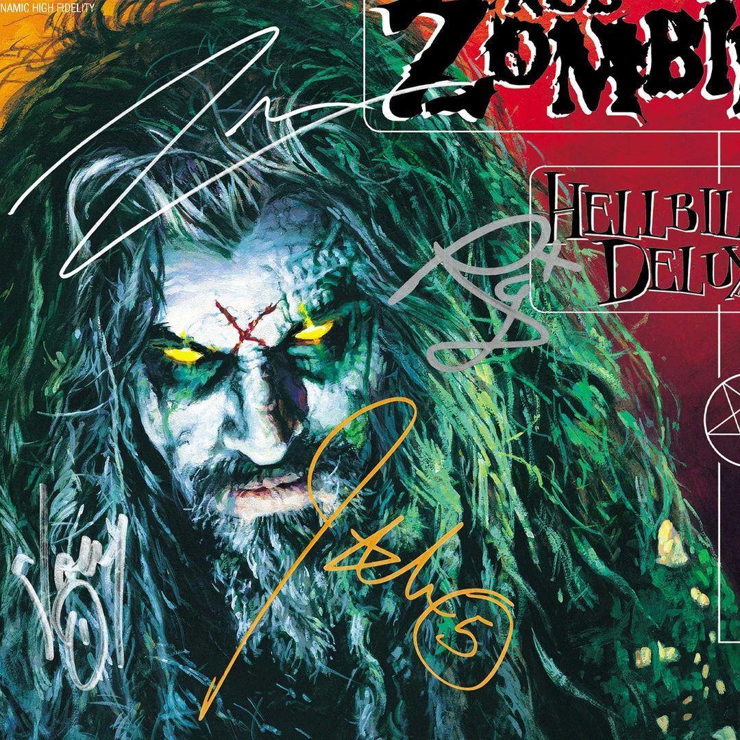 RARE-T Limited Edition Frames Rob Zombie Hellbilly Deluxe Gold LP Limited Signature Edition Studio Licensed Custom Frame 2 RARE-T Limited Edition Frames Rob Zombie Hellbilly Deluxe Gold LP Limited Signature Edition Studio Licensed Custom Frame